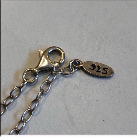 EXEX-925 Silver & Pink Druzy VTG Pendant Boho Statement Necklace - Picture 3 of 6